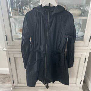 LULULEMON PACK AND GLYDE RAIN JACKET BLACK PREOWNED SIZE 6